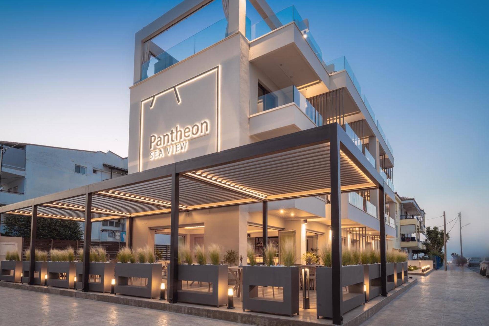 Pantheon Sea View Aparthotel Néi Póri Kültér fotó