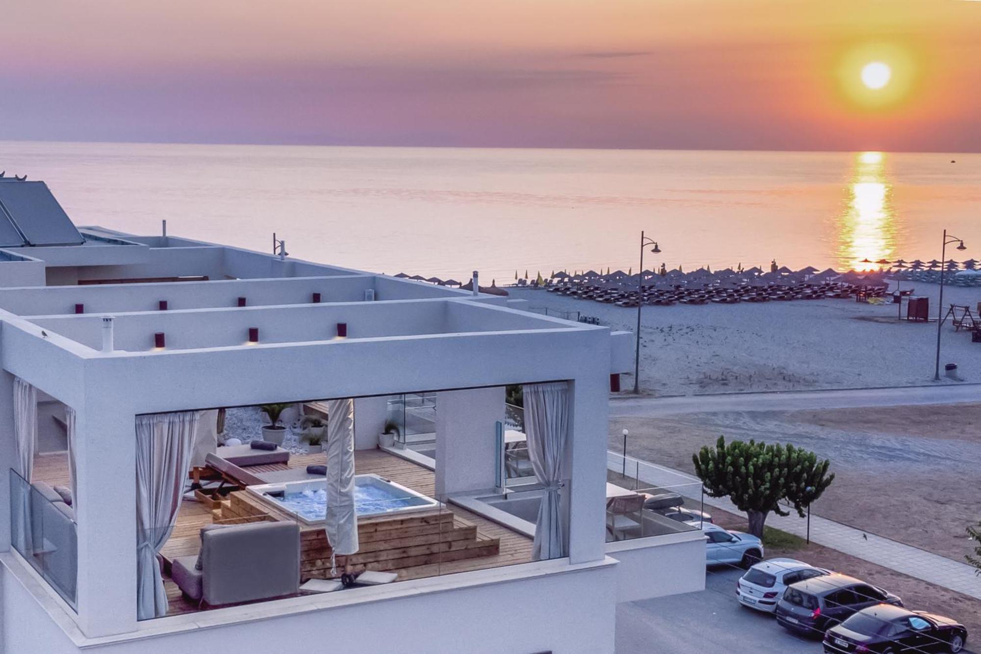Pantheon Sea View Aparthotel Néi Póri Kültér fotó