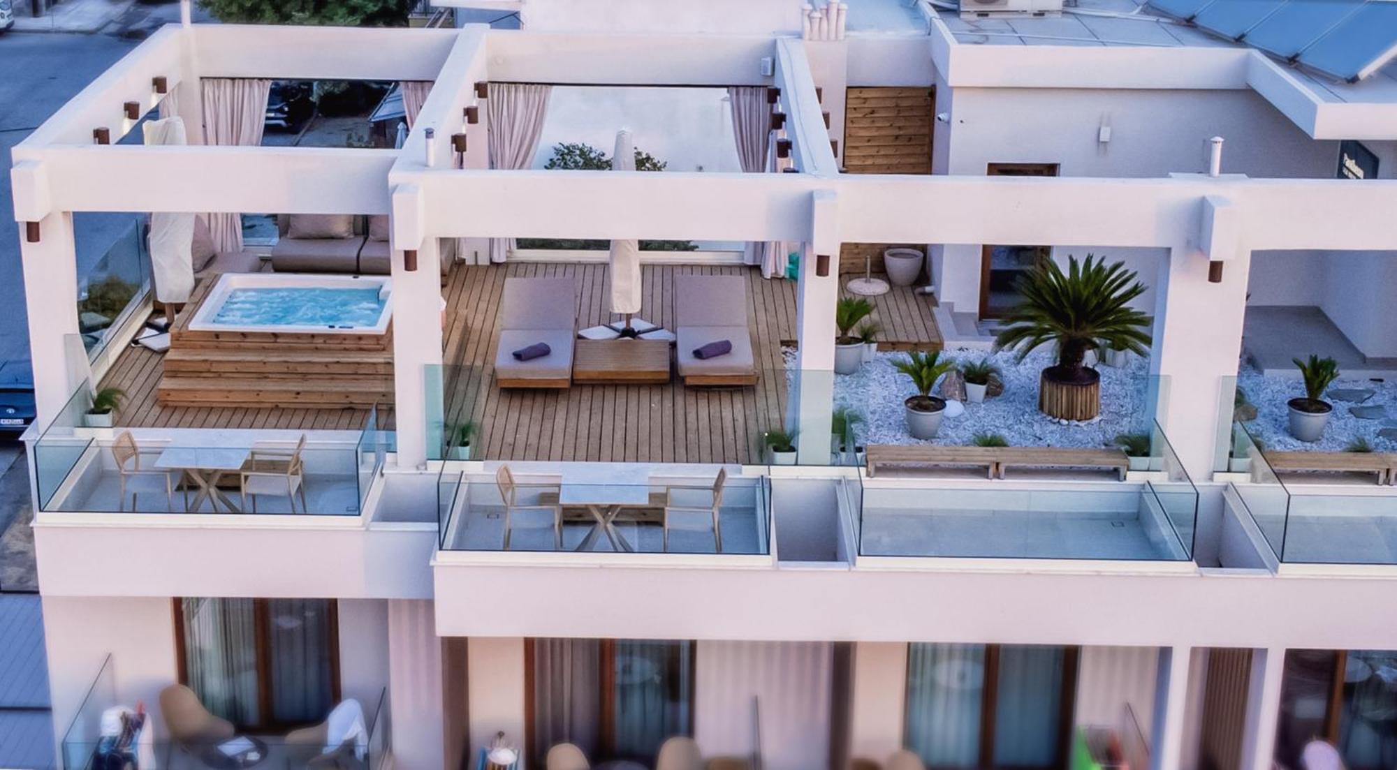 Pantheon Sea View Aparthotel Néi Póri Kültér fotó