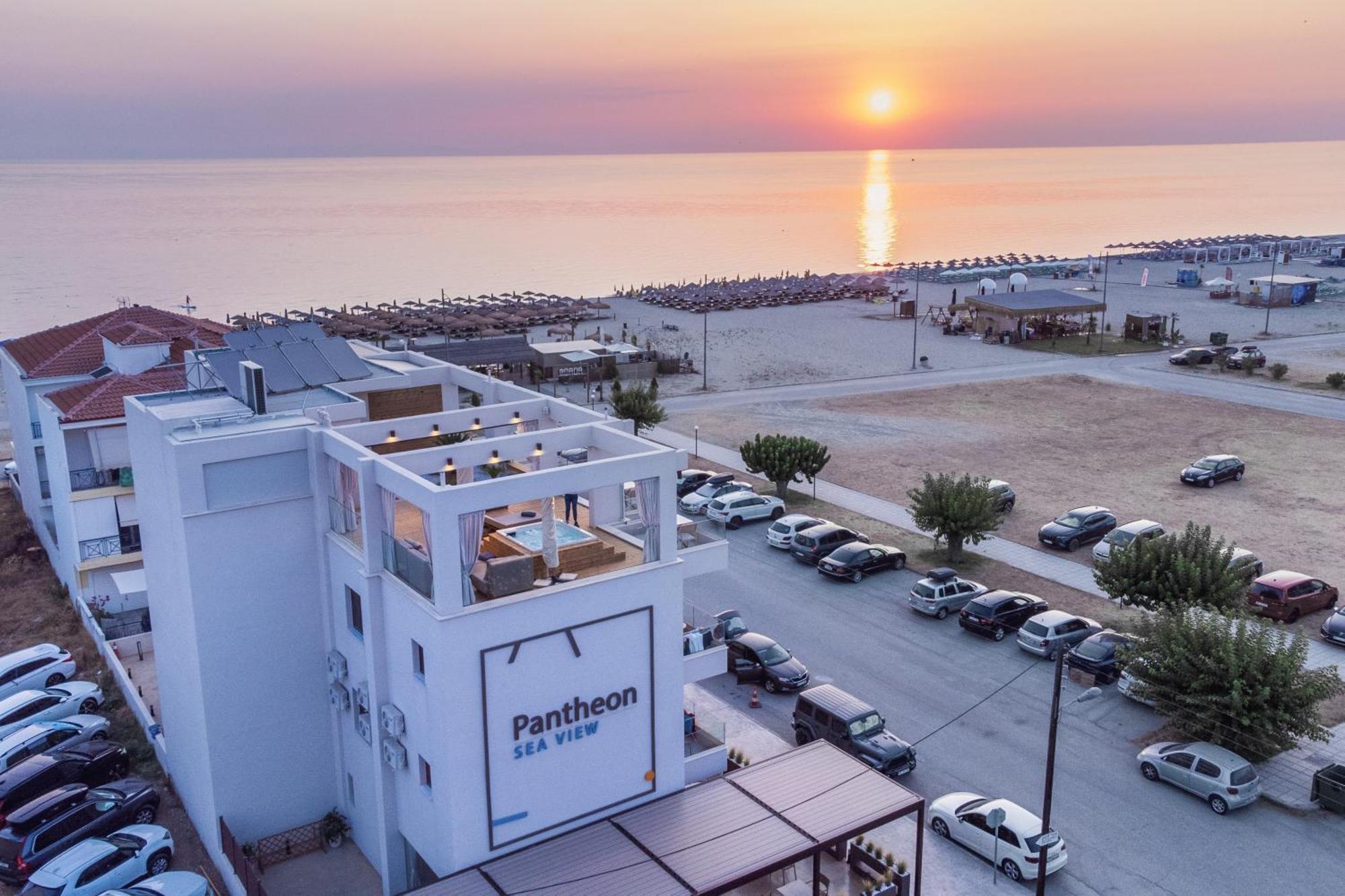 Pantheon Sea View Aparthotel Néi Póri Kültér fotó
